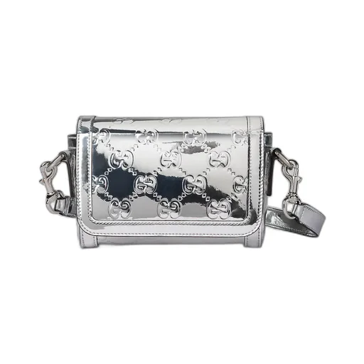 Mini Embossed Gg Shoulder Bag