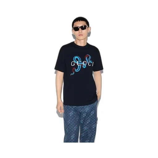 Printed Medium Cotton Jersey T-Shirt
