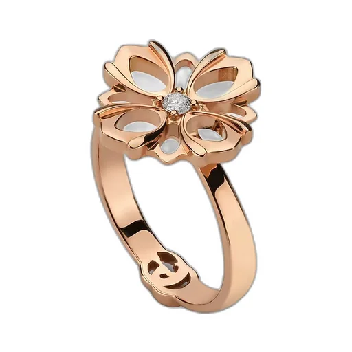 Gucci Flora Diamond 18K Ring