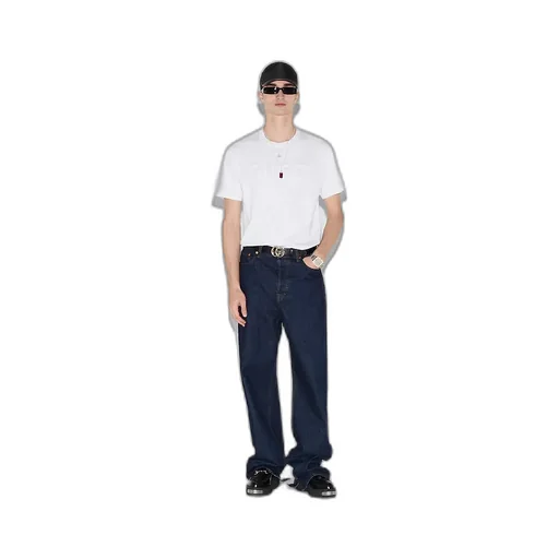 Embroidered Cotton Jersey T-Shirt