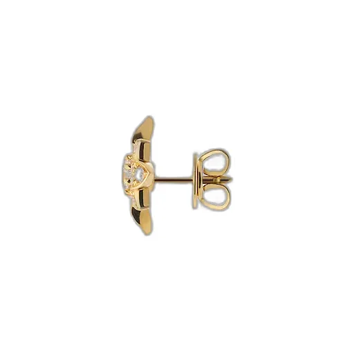 Gucci Flora 18K Diamond Stud Earrings