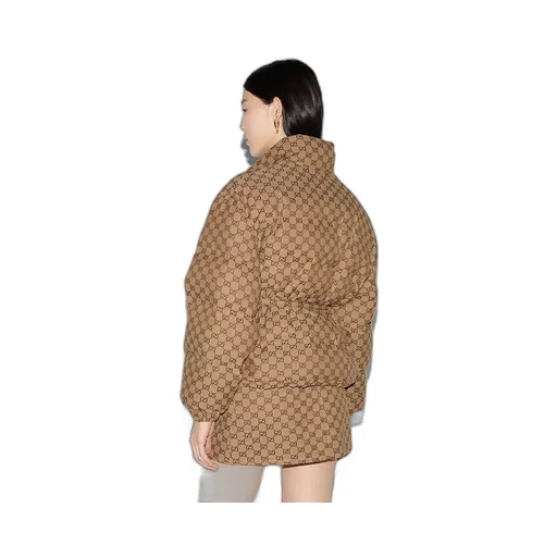 Gg Canvas Bomber Jacket