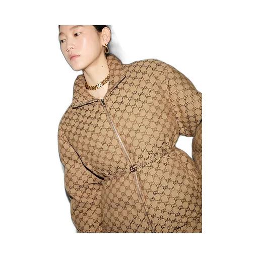 Gg Canvas Bomber Jacket