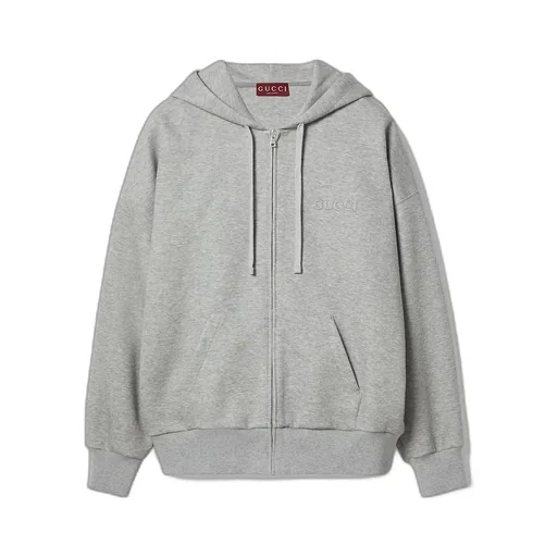 Cotton Jersey Hooded Sweatshirt