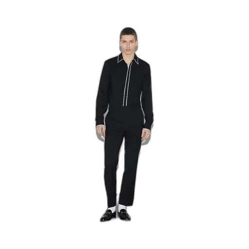 Wool Gabardine Shirt