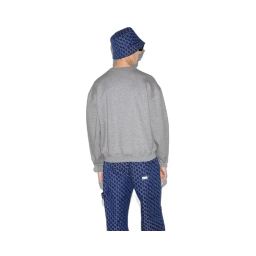 Cotton Jersey Sweatshirt With Embroidery