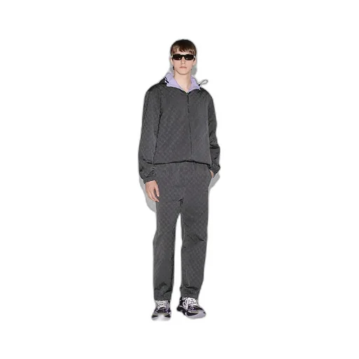 Reversible Gg Nylon Zip Jacket