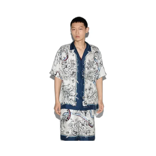 Printed Silk Shirt