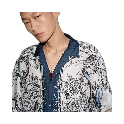 Printed Silk Shirt