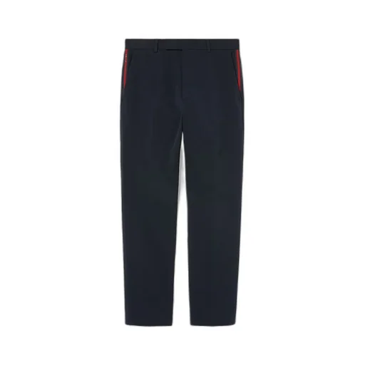 Cotton Gabardine Trouser With Web