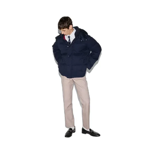 Gg Canvas Down Jacket
