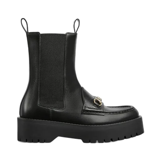 Horsebit Boot With Lug Sole
