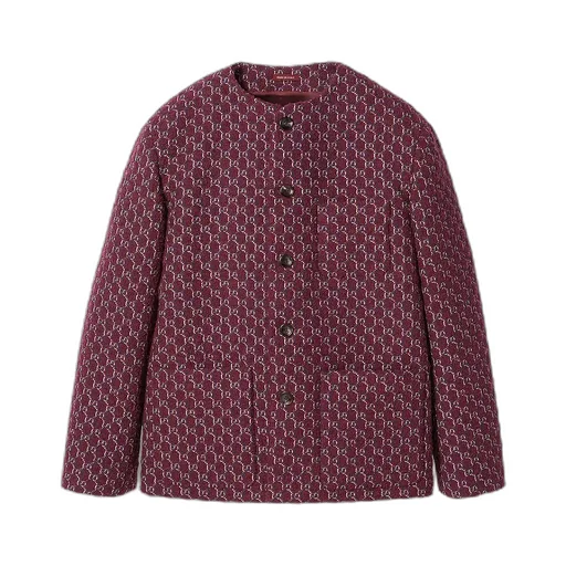 Bouclé Wool Jacquard Jacket With Gg Shadow
