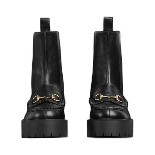 Horsebit Boot With Lug Sole