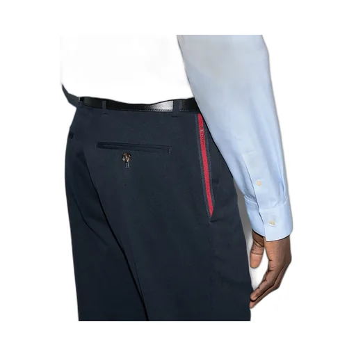 Cotton Gabardine Trouser With Web