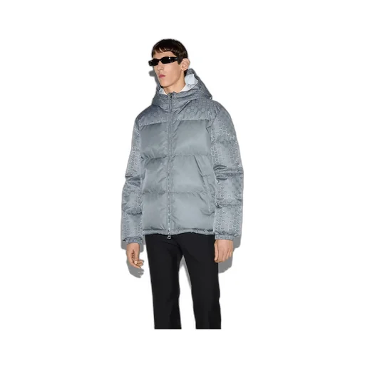 Gg Nylon Canvas Puffer Jacket
