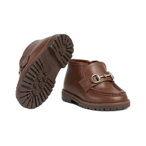 Toddler Horsebit Leather Boot