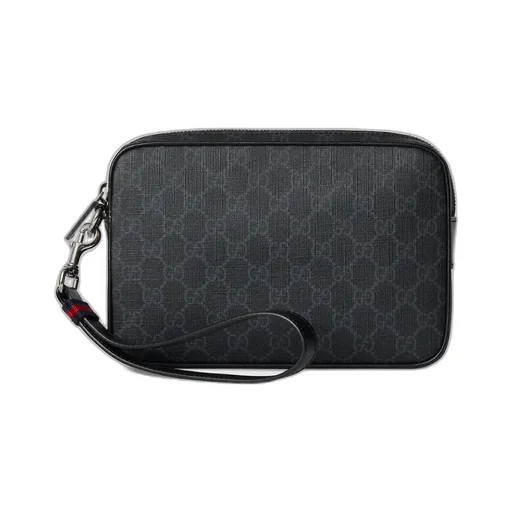Gg Black Small Pouch