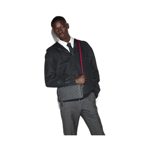 Gg Black Small Shoulder Bag
