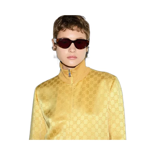 Gg Jacquard Zip Jacket