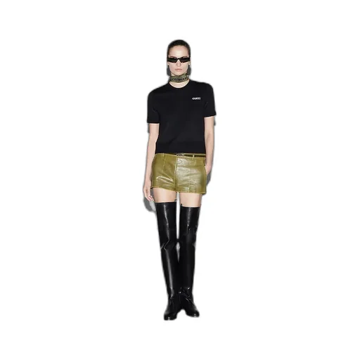 Wool Top With Gucci Intarsia
