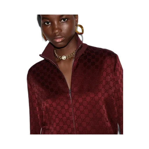 Gg Jacquard Zip Jacket