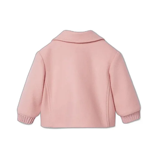 Baby Embroidered Wool Coat