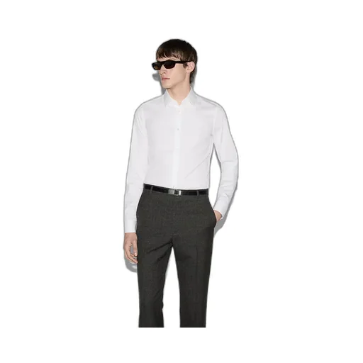 Stretch Cotton Poplin Shirt