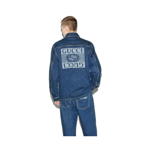 Lasered Denim Jacket