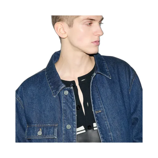 Lasered Denim Jacket