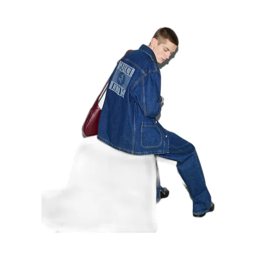 Lasered Denim Jacket
