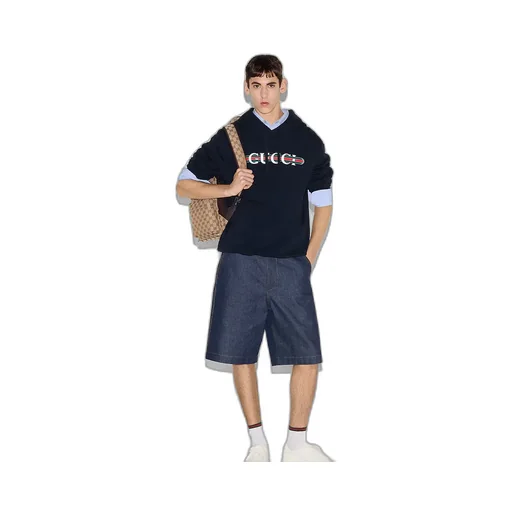 Printed Cotton Jersey Hooded Sweatshirt