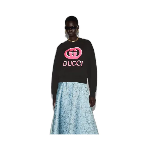 Printed Cotton Jersey Sweatshirt