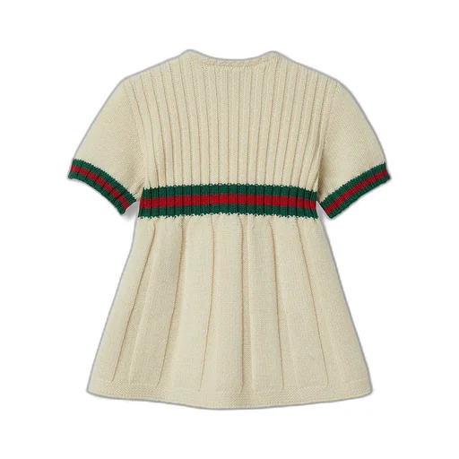 Baby Wool Dress With Web