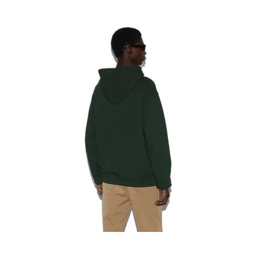 Printed Cotton Jersey Hooded Sweatshirt