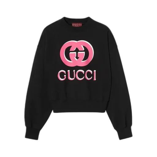 Printed Cotton Jersey Sweatshirt