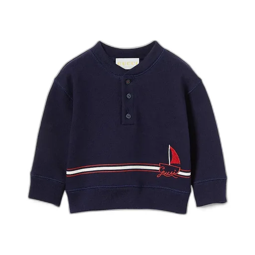 Baby Embroidered Cotton Sweatshirt