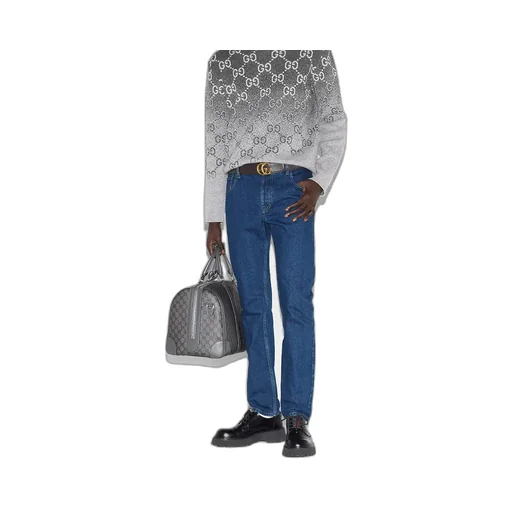 Tapered Denim Pant With Web