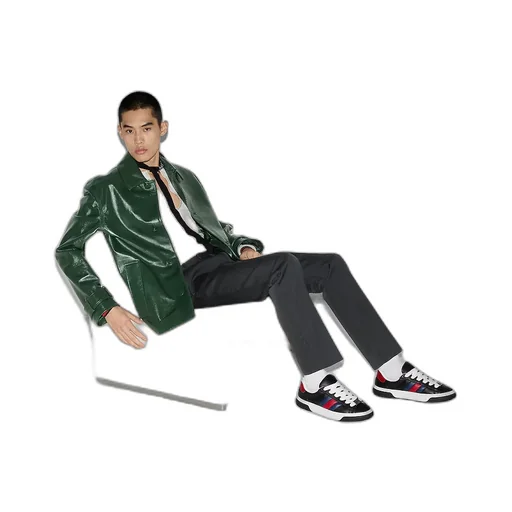 Gucci Ace Trainer With Web