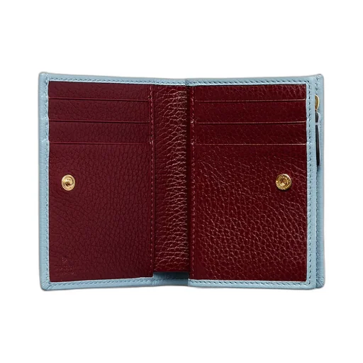 Bi-Color Gg Marmont Small Wallet
