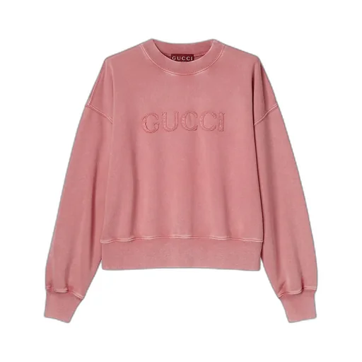 Embroidered Cotton Jersey Sweatshirt