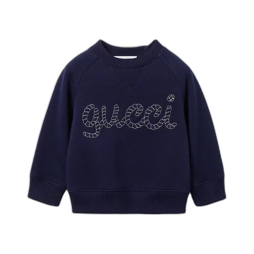 Baby Embroidered Cotton Sweatshirt