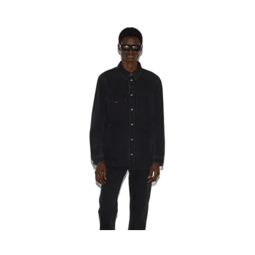 Denim Shirt With Gucci Embroidery