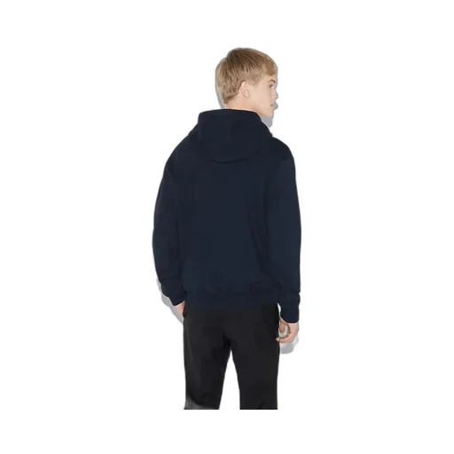 Embroidered Cotton Jersey Hooded Sweatshirt