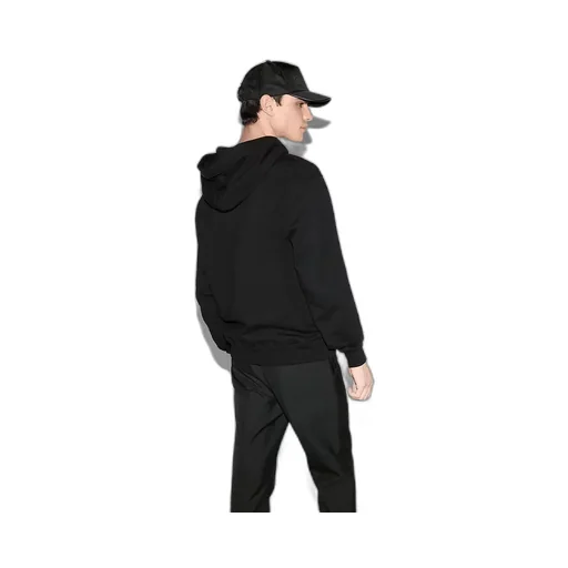 Cotton Jersey Hooded Sweatshirt With Embroidery