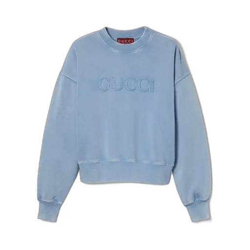 Embroidered Cotton Jersey Sweatshirt