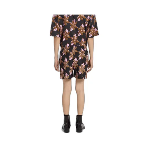 Printed Technical Poplin Swim Short
