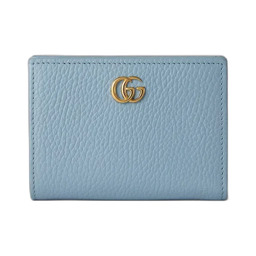 Bi-Color Gg Marmont Small Wallet