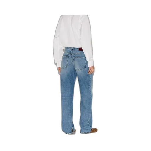 Denim Pant With Gucci Label