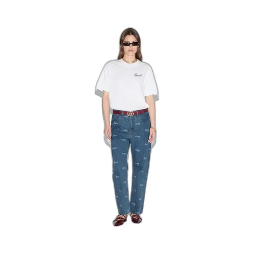 Embroidered Cotton Jersey T-Shirt